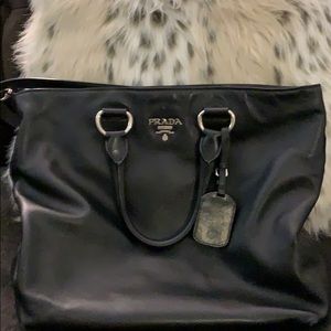 Black Prada tote/crossbody